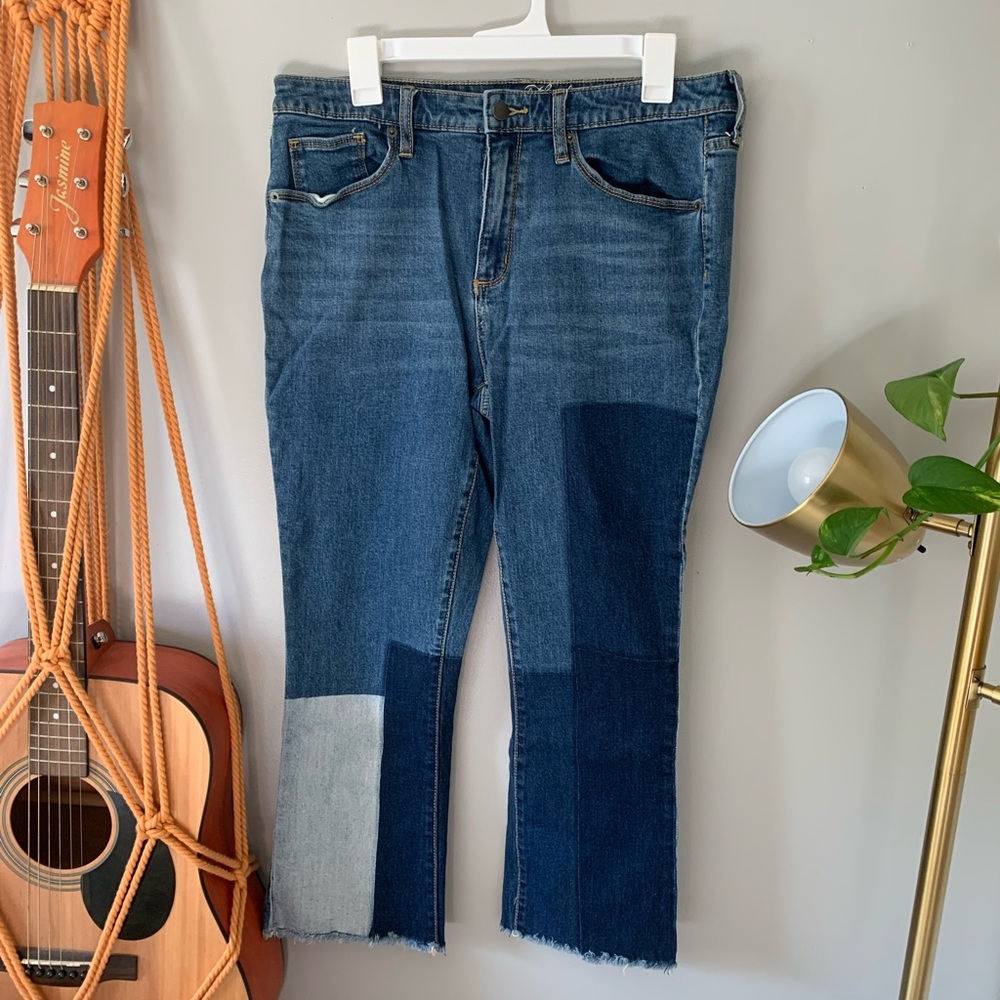Color-blocked Hippie Denim Jeans Universal Thread